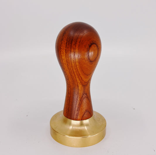 TMPR14 - 58.2mm Brass + Red Cedar Espresso Tamper