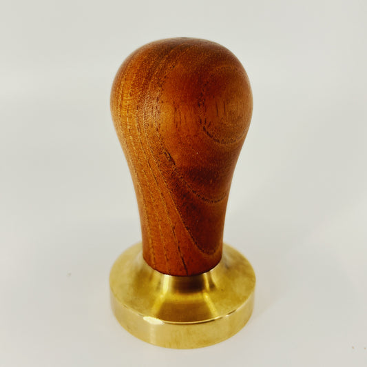 TMPR06 - 58.2mm Brass + Red Cedar Espresso Tamper