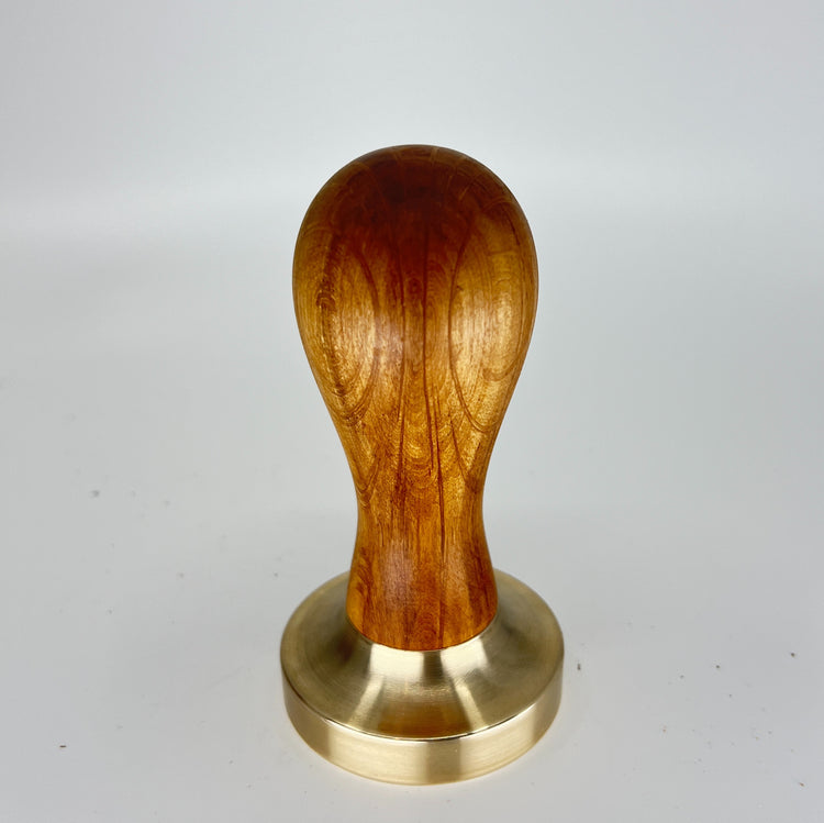 TMPR12 - 58.2mm Brass + Casurina Espresso Tamper