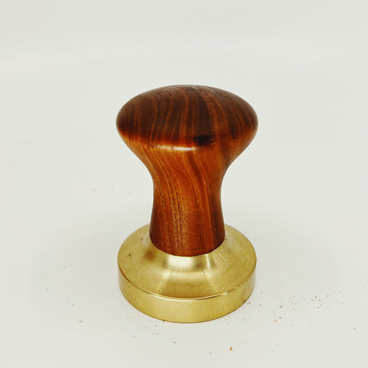 TMPR10 - 58.2mm Brass + Red Cedar Espresso Tamper